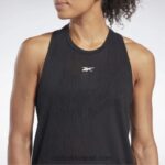 نحيف أسود قمة خزان الإرهاق Reebok 0NZ0F468 - Image 4
