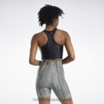 نحيف أسود كاردي ب تانك توب قصير بكتف واحد Reebok 0NZ0F542 - Image 2