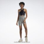نحيف أسود كاردي ب تانك توب قصير بكتف واحد Reebok 0NZ0F542 - Image 8