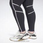 نحيف أسود كولون لوكس بخصر مرتفع (قياس كبير) Reebok 0NZ0F636 - Image 4