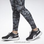 نحيف أسود كولون لوكس بطبعة مموهة جريئة Reebok 0NZ0F433 - Image 5