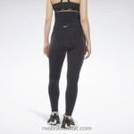 نحيف أسود لوكس 2.0 طماق الأمومة Reebok 0NZ0F759 - Image 4