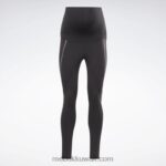 نحيف أسود لوكس 2.0 طماق الأمومة Reebok 0NZ0F759 - Image 8