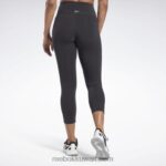 نحيف أسود لوكس 3/4 طماق Reebok 0NZ0F340 - Image 3