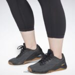 نحيف أسود لوكس 3/4 ليقنز (حجم كبير) Reebok 0NZ0F653 - Image 6