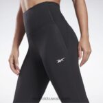 نحيف أسود لوكس أداء طماق الشاهقة Reebok 0NZ0F839 - Image 5