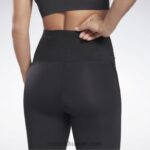 نحيف أسود لوكس أداء طماق الشاهقة Reebok 0NZ0F839 - Image 6