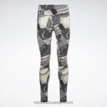 نحيف أسود لوكس أداء طماق Reebok 0NZ0F946 - Image 3