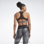 نحيف أسود لوكس أداء كل انحاء حمالة الصدر متسابق Reebok 0NZ0F791 - Image 3