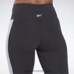 نحيف أسود لوكس كولون بلوك بخصر مرتفع Reebok 0NZ0F353 - Image 5