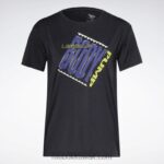نحيف أسود لي ميلز بودي بومب أكتيفشيل تي شيرت رياضي Reebok 0NZ0F766 - Image 6