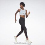 نحيف أسود ليه ميلز لوكس تؤدي الجوارب الضيقة Reebok 0NZ0F540 - Image 3