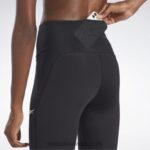 نحيف أسود ليه ميلز لوكس تؤدي الجوارب الضيقة Reebok 0NZ0F540 - Image 6