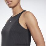نحيف أسود متحد مع أعلى خزان اللياقة البدنية مثقبة Reebok 0NZ0F598 - Image 5