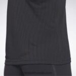 نحيف أسود متحد مع أعلى خزان اللياقة البدنية مثقبة Reebok 0NZ0F598 - Image 6