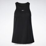 نحيف أسود متحد مع أعلى خزان اللياقة البدنية مثقبة Reebok 0NZ0F598 - Image 7