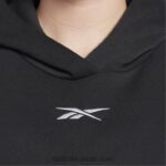نحيف أسود هودي كبير الحجم معاد تدويره في الاستوديو (حجم كبير) Reebok 0NZ0F509 - Image 5
