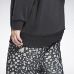 نحيف أسود هودي كبير الحجم معاد تدويره في الاستوديو (حجم كبير) Reebok 0NZ0F509 - Image 7