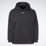 نحيف أسود هودي كبير الحجم معاد تدويره في الاستوديو (حجم كبير) Reebok 0NZ0F509 - Image 8