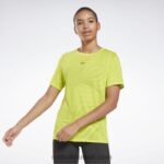 نحيف أصفر حامض تي شيرت الإرهاق Reebok 0NZ0F812