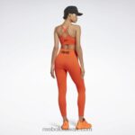 نحيف ألتيما أورانج فيكتوريا بيكهام حمالة صدر بدون خياطة Reebok 0NZ0F834 - Image 3