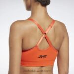 نحيف ألتيما أورانج فيكتوريا بيكهام حمالة صدر بدون خياطة Reebok 0NZ0F834 - Image 5
