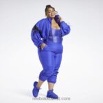 نحيف ألتيما الأرجواني جاكيت قصير منسوج كاردي بي (مقاس كبير) Reebok 0NZ0F708 - Image 3