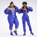نحيف ألتيما الأرجواني جاكيت قصير منسوج كاردي بي (مقاس كبير) Reebok 0NZ0F708 - Image 4