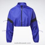 نحيف ألتيما الأرجواني جاكيت قصير منسوج كاردي بي (مقاس كبير) Reebok 0NZ0F708 - Image 9