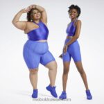 نحيف ألتيما الأرجواني شورت كاردي بي ليغينغ بخصر مرتفع Reebok 0NZ0F721 - Image 4