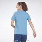 نحيف الأزرق الأساسي هوية تي شيرت Reebok 0NZ0F797 - Image 3