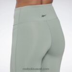 نحيف الانسجام الأخضر كولون لوكس بخصر مرتفع Reebok 0NZ0F233 - Image 5