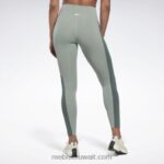 نحيف الانسجام الأخضر لوكس كولون بلوك بخصر مرتفع Reebok 0NZ0F525 - Image 3