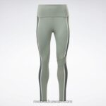 نحيف الانسجام الأخضر لوكس كولون بلوك بخصر مرتفع Reebok 0NZ0F525 - Image 6