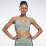 نحيف الانسجام الأخضر لوكس متسابق حمالة صدر مبطن كولوربلوك Reebok 0NZ0F658
