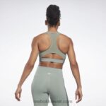 نحيف الانسجام الأخضر لوكس متسابق حمالة صدر مبطن كولوربلوك Reebok 0NZ0F658 - Image 3