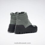 نحيف الانسجام الاخضر / النواة السوداء danielle guizio club c حذاء متوسط ​​الحجم بثقب Reebok 0NZ0F222 - Image 4