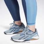نحيف الباتيك الأزرق طماق شبكة جاهزة للتمارين الرياضية (حجم كبير) Reebok 0NZ0F810 - Image 5