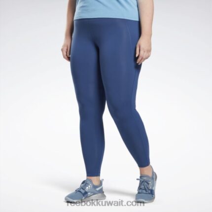 نحيف الباتيك الأزرق طماق لوكس (حجم كبير) Reebok 0NZ0F772
