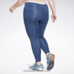 نحيف الباتيك الأزرق طماق ناقلات جاهزة للتمارين الرياضية (حجم كبير) Reebok 0NZ0F900 - Image 3