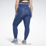 نحيف الباتيك الأزرق كولون لوكس عالي الخصر (حجم كبير) Reebok 0NZ0F866 - Image 3
