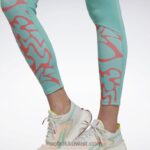 نحيف البط البري شبه الكلاسيكي تشغيل طماق مطبوعة Reebok 0NZ0F526 - Image 5