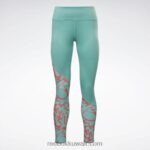 نحيف البط البري شبه الكلاسيكي تشغيل طماق مطبوعة Reebok 0NZ0F526 - Image 6