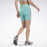 نحيف البط البري شبه الكلاسيكي ليه ميلز طماق قصيرة مضلعة Reebok 0NZ0F681 - Image 3