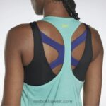 نحيف البط البري شبه الكلاسيكي ليه ميلز تانك توب بودي كومبات أكتيفشيل برسومات Reebok 0NZ0F552 - Image 4
