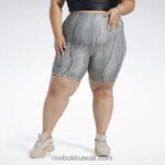 نحيف البيج الحديث شورت كاردي بي ليغينغ بخصر مرتفع (مقاس كبير) Reebok 0NZ0F568