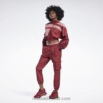نحيف الترياتلون الأحمر سترة كاردي ب الساتان المنسوجة Reebok 0NZ0F70 - Image 2