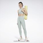نحيف الرمادي الساحلي استوديو طبقات أعلى حمالة الصدر Reebok 0NZ0F712 - Image 2
