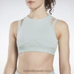 نحيف الرمادي الساحلي استوديو طبقات أعلى حمالة الصدر Reebok 0NZ0F712 - Image 4