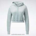 نحيف الرمادي الساحلي كلاسيك انرجي كيو 4 قطيفة بسحاب Reebok 0NZ0F785 - Image 8